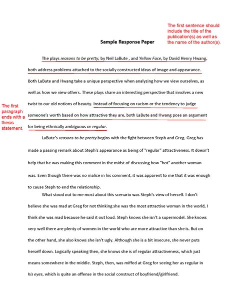 Write An Effective Response Paper With These Tips Essay Writing Tips