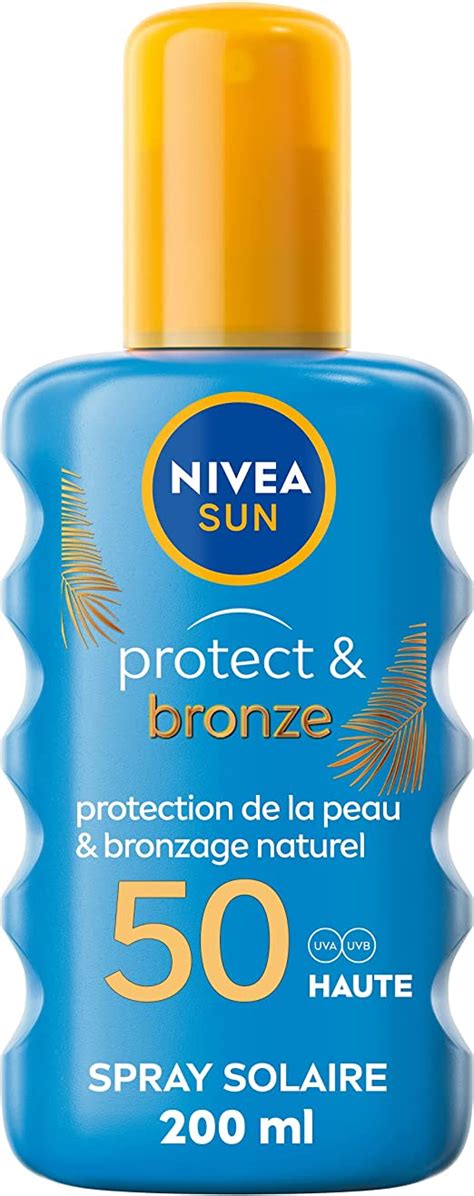 NIVEA SUN Spray Solaire Protect Bronze FPS 50 1 X 200 Ml