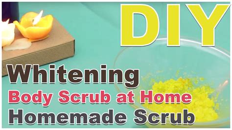 About 61% of these are body scrub, 2% are bath salt, and 1% are body lotion. DIY WHITENING BODY SCRUB At Home - Homemade scrub - YouTube