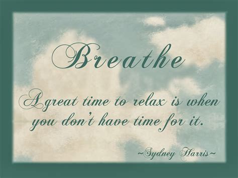 Take Time To Breathe