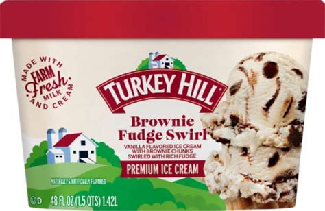 Turkey Hill Brownie Fudge Swirl Ice Cream Tub 48 Oz Ralphs