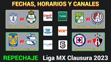 Fechas Horarios Y Canales Confirmados Para Los Partidos De Repechaje En La Liga Mx Clausura
