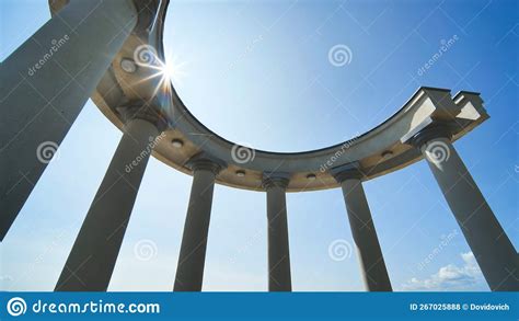 White Rotundas In The City Near The Waterfront Stock Photo Image Of