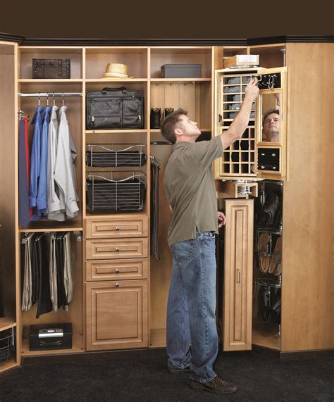 Rev A Shelf Introduces Its Mens Pivoting Closet Armoire Designed For