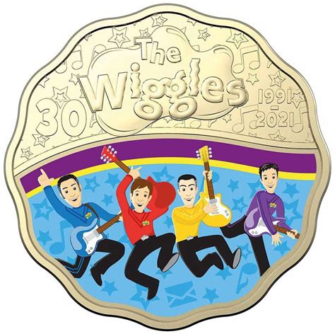 2021 30c 30 Years Of The Wiggles Pnc Town Hall Coins And Collectables