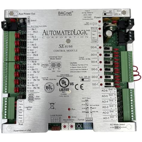 Automated Logic M01010pnx Control Module 2mb Bacnet 10000 Picclick