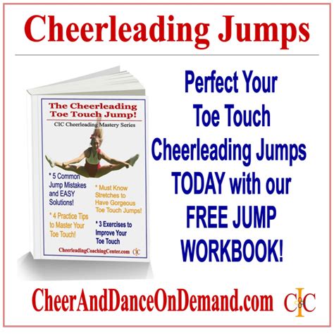 How To Improve Your Cheerleading Jumps Free Toe Touch Guide Click Below Cheerleading Info