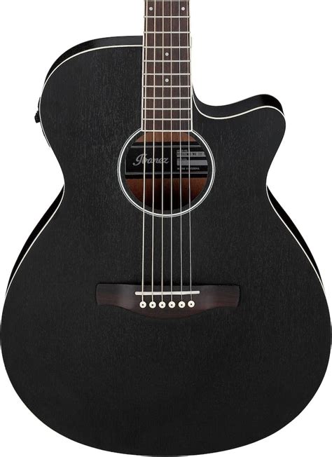 Ibanez Aeg7mh Wk Electro Acoustic Guitar In Withered Black Andertons