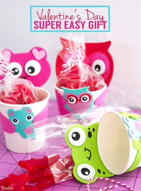 Diy valentine gift idea for boyfriend & girlfriend. DIY Valentine Gift for Kids: Paper Cup Kits - Darice
