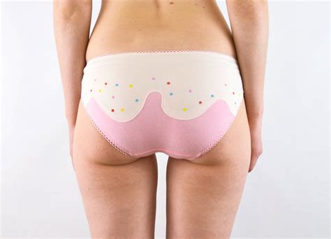 Womens Panties With Strawberry Ice Cream Etsy