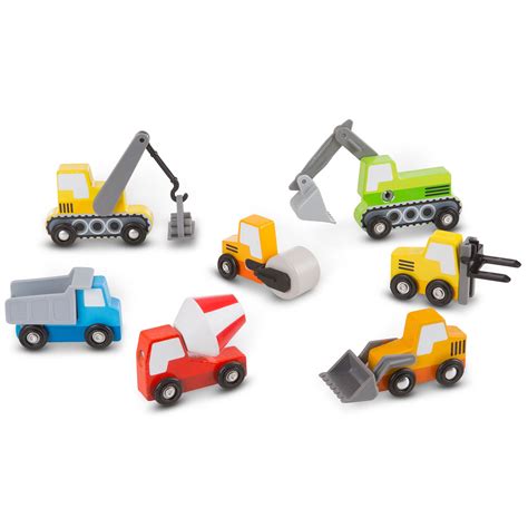 Melissa And Doug Wooden Construction Site Vehicles Beckers