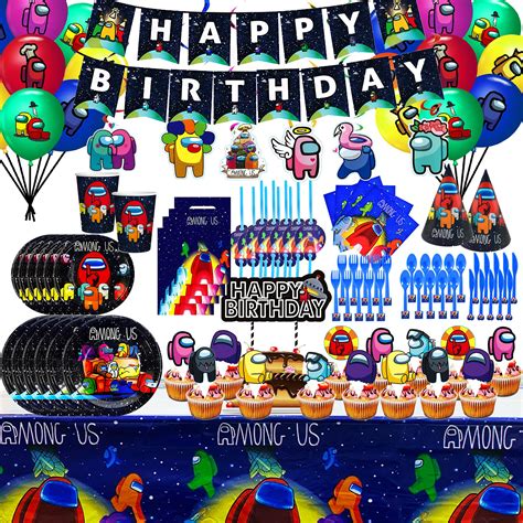 Buy Among Game Us Birthday Party Supplies For Kids Decorations Banner