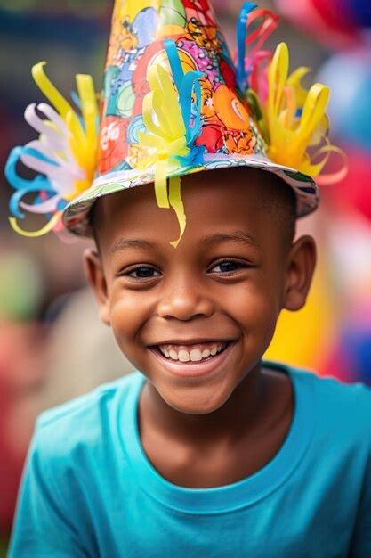 Premium Ai Image Happy And Smiling African American Child Boy