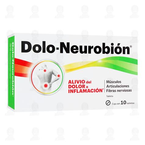 Dolo Neurobión Para El Alivio Del Dolor E Inflamación 10 Tabletas