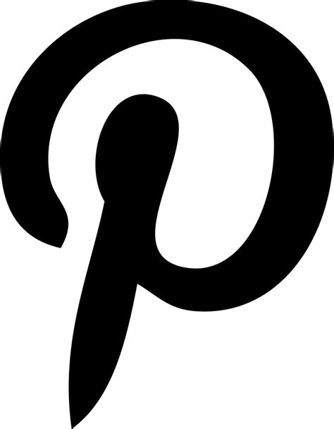 Pinterest Logo Png Transparent Image Download Size 764x980px
