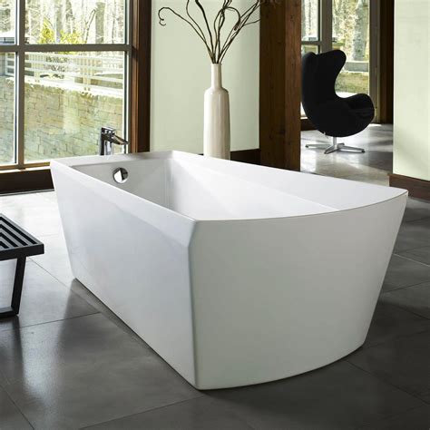 Freestanding Soaking Tub With Armrest — Schmidt Gallery Design
