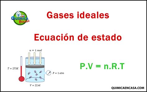 Gases Ideales Ecuación De Estado Química En