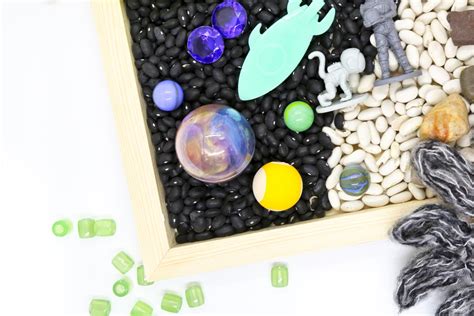 Outer Space Themed Sensory Bin Play Kit By Wonderful Box Etsy