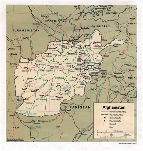 Maps of Afghanistan | Detailed map of Afghanistan in ...