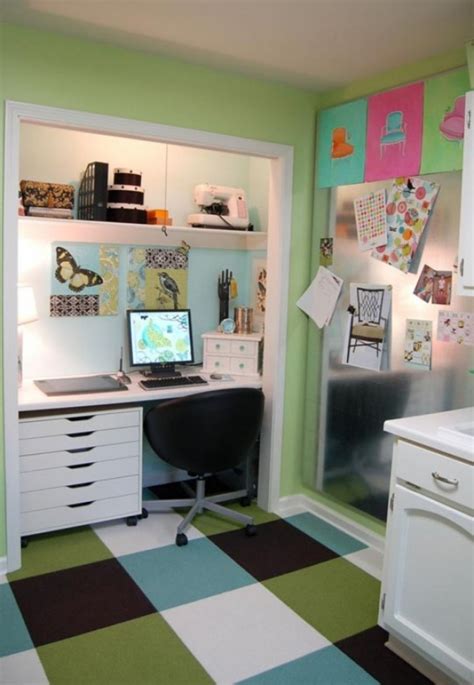 Amazing gallery of interior design and decorating ideas of closet office in closets, dens/libraries/offices, kitchens by elite interior designers. The Best Ideas of How To Turn A Closet Into An Office