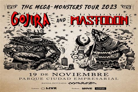 Gojira Y Mastodon Regresan Con épico Tour The Mega Monsters Tour