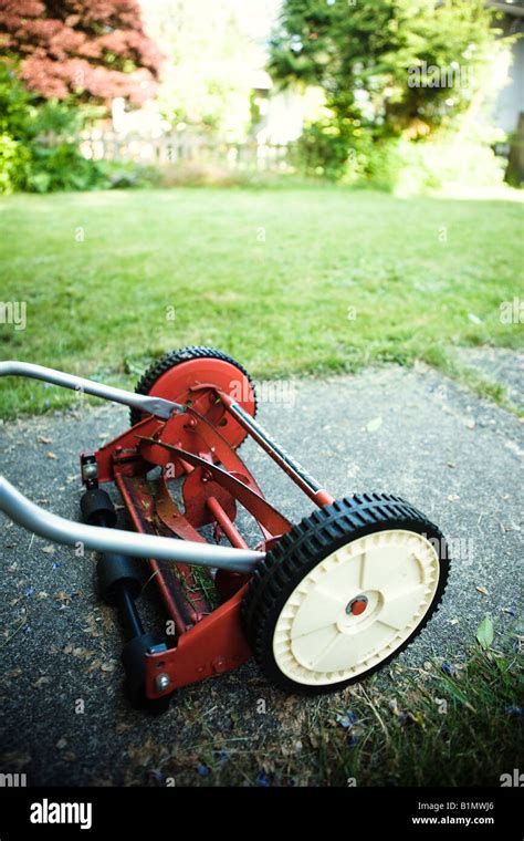 Old Manual Lawn Mower