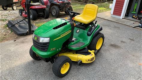 Review On A John Deere L120 Startup And Comprehensive Review Youtube