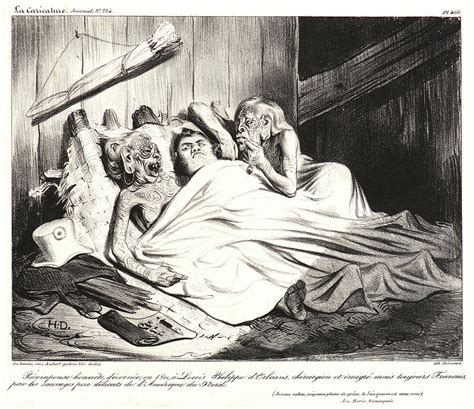 Honoré Daumier French 1808 1879 Récompense Honnête Drawing By Litz