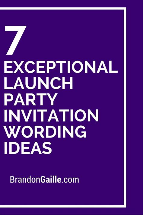 Starting and operating your own business is not just the american dream, it is the pathway to wealth. 7 Exceptional Launch Party Invitation Wording Ideas | Business launch party, Party invite ...