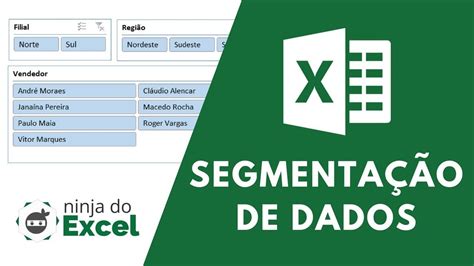 Como fazer Segmentação de dados no Excel em Aula de excel Tudo sobre excel Ciência da