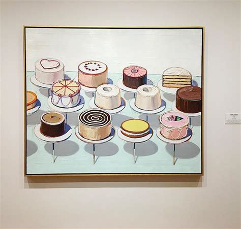 Wayne Thiebauds Cakes At The National Gallery Of Art Wayne Thiebaud National Gallery Of