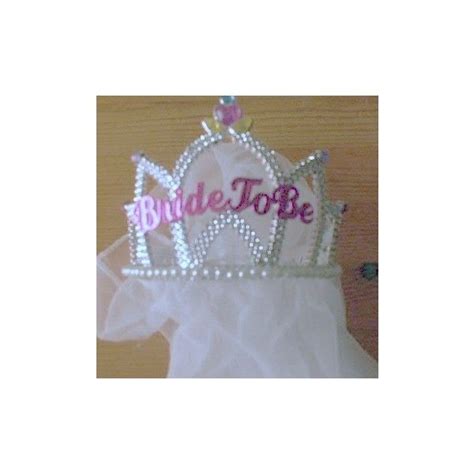 Bride To Be Tiara With Veil Hen Night Party Kiosk 562 Liked On