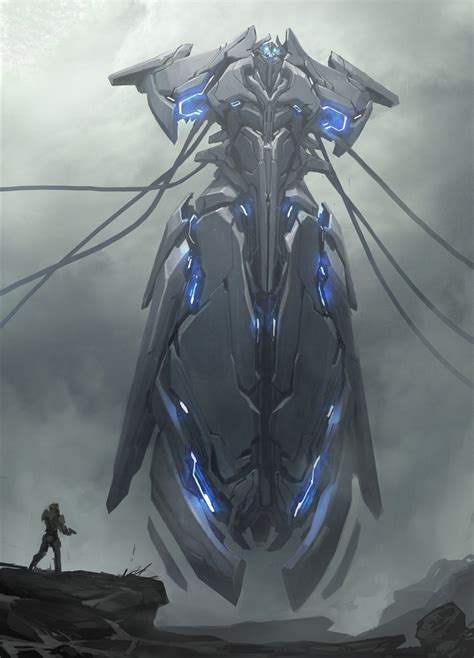 Halo 5 Guardians Early Concept Of Guardian Halo