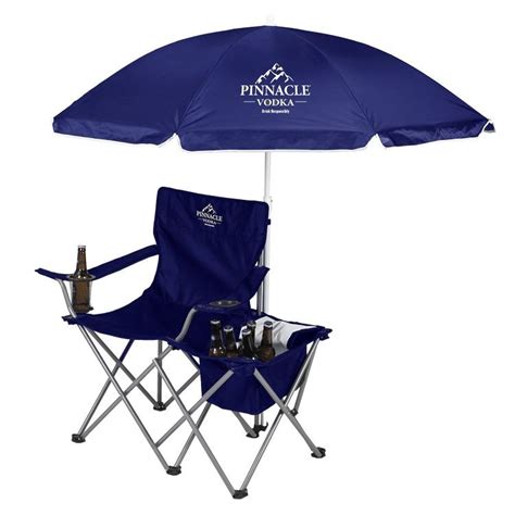Umbrella Folding Beach Chair Cooler Set Custom Beach Umbrellas Logo