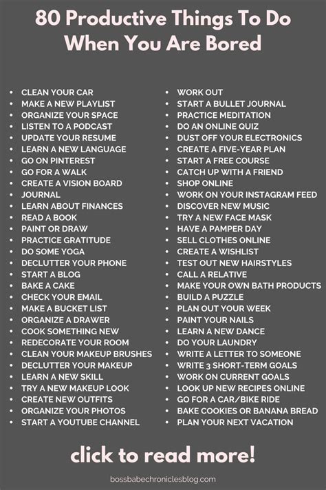 80 productive things to do when bored things to do when bored productive things to do you