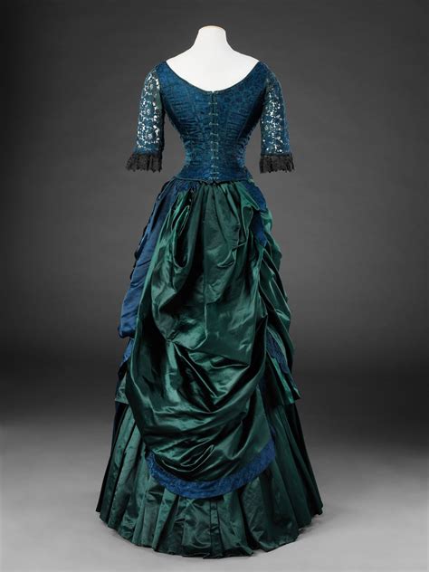 Fripperiesandfobs Evening Dress Mid 1880′s From The John Bright
