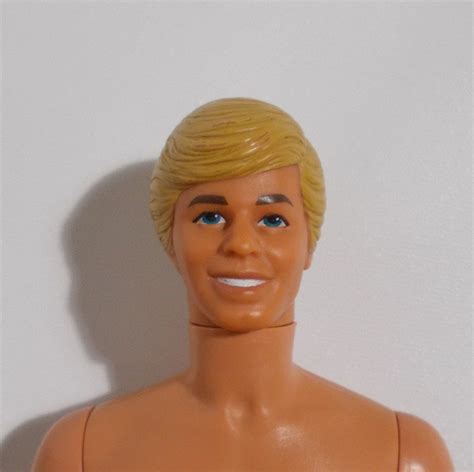 Barbie Malibu Beach Ken Doll Vintage 80s Summer Tan Blonde Painted Hair Male Fashion Doll Tan