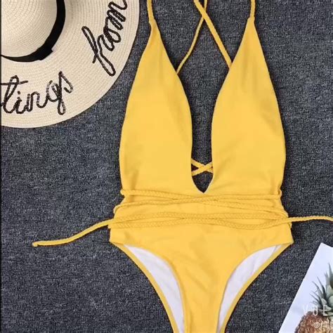 bikini girl sexy swimwear wholesale crotchless one piece thong 2019 swimwear beachwear bikini