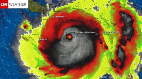 Skull Of Hurricane Matthew Captured In Satellite Image Sends Chills