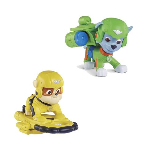 Maven Ts Paw Patrol Air Rescue Rubble Pup Pack And Badge With Paw