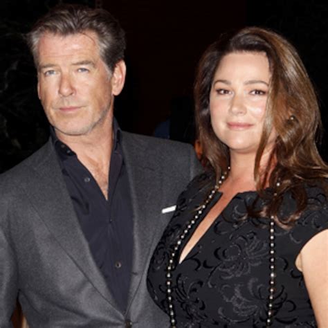 Pierce Brosnans Wife Sues Restaurant For Slipping Her Nuts E Online