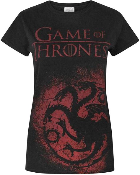 Game Of Thrones House Targaryen Womens T Shirt Uk Clothing