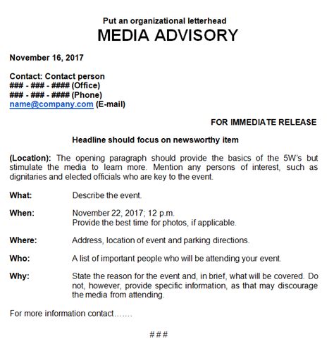 Media Advisory Vs Press Release Everything You Need To Know