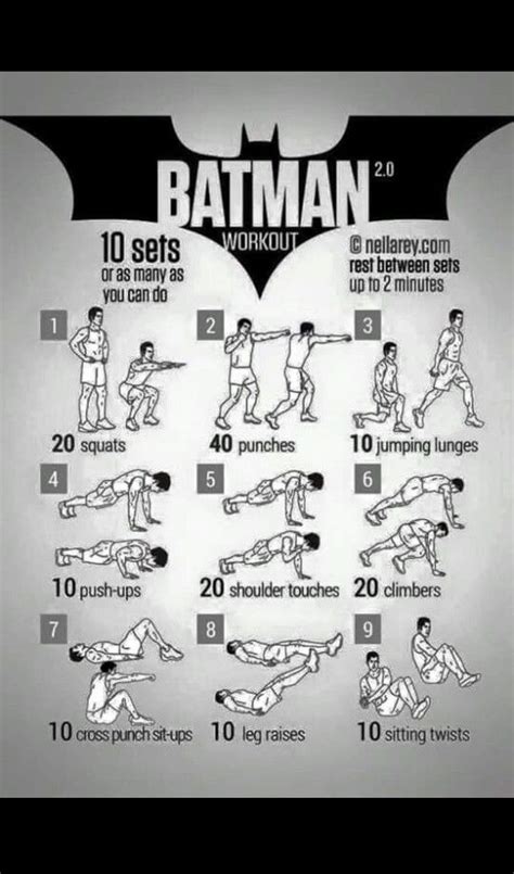 You Too Can Become Batman Fit Batman Workout Superhero Workout