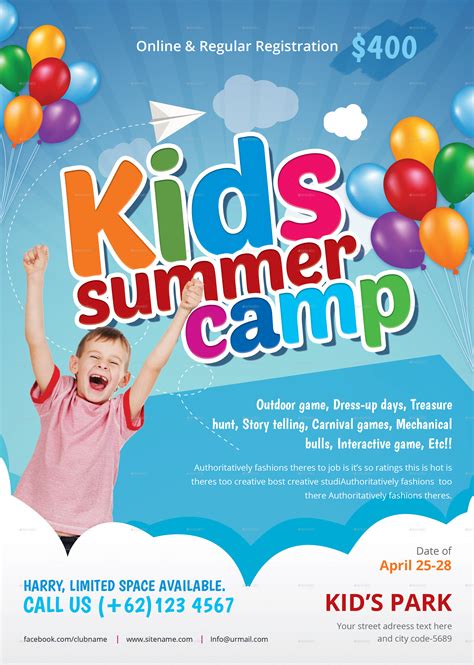 Creating A Summer Camp Flyer For 2023 Free Sample Example And Format