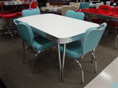 Very Fashionable Retro Kitchen Table And Chairs Set Retro Kitchen
