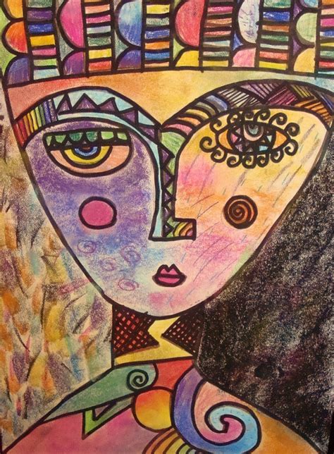 Picasso Like Face Intermediate Art The Artist Experience