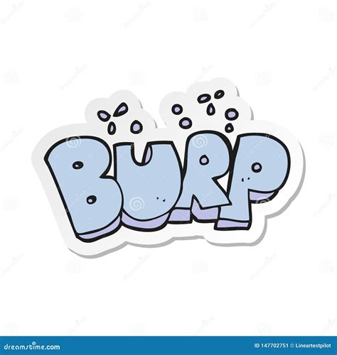 Burp Pop Art Comic Speech Bubbles Book Sound Effects Vector