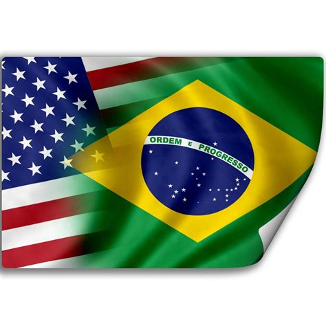 Author of flags and arms. Brazil USA Flag