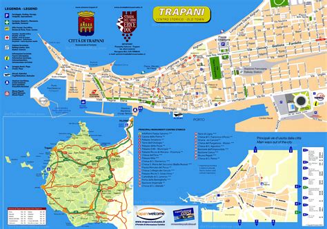 Trapani Sightseeing Map